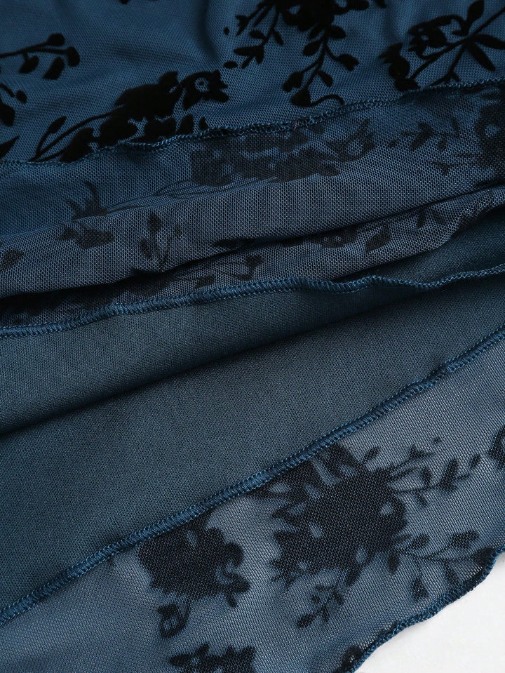 Rochie scurtă SHEIN, albastru
