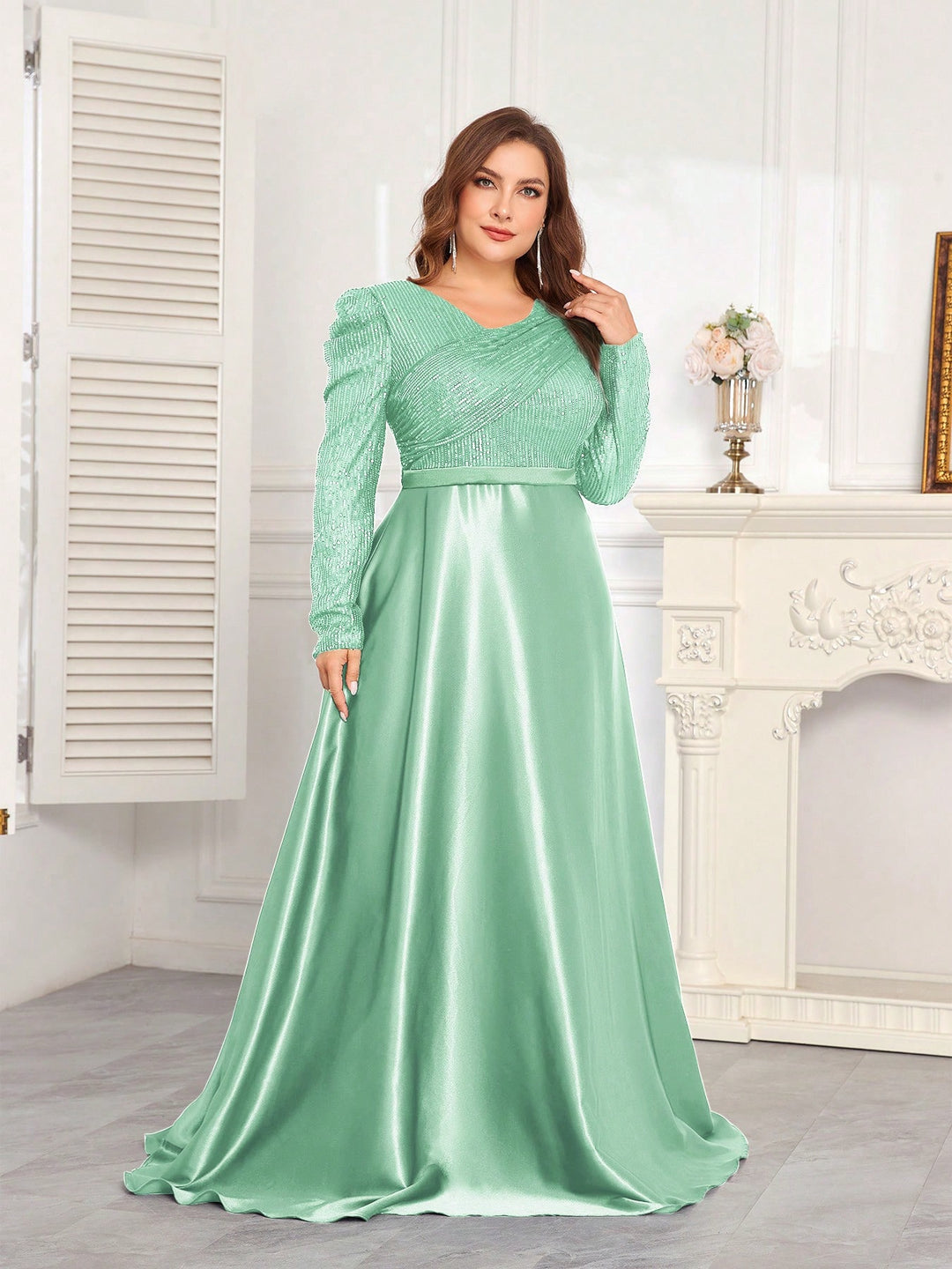 Rochie SHEIN, verde