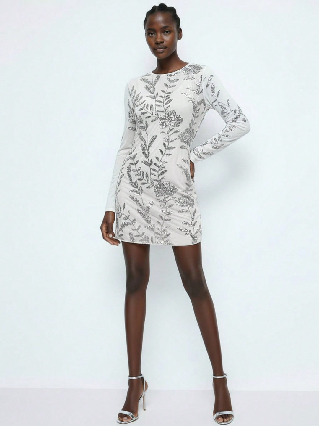 Rochie scurtă SHEIN, alb