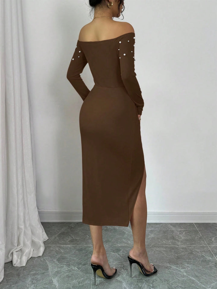 Rochie midi Shein, maro