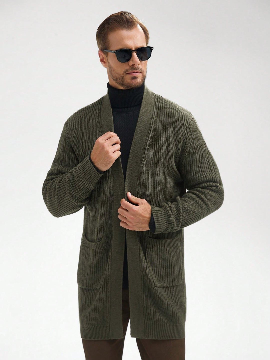 Cardigan SHEIN, kaki