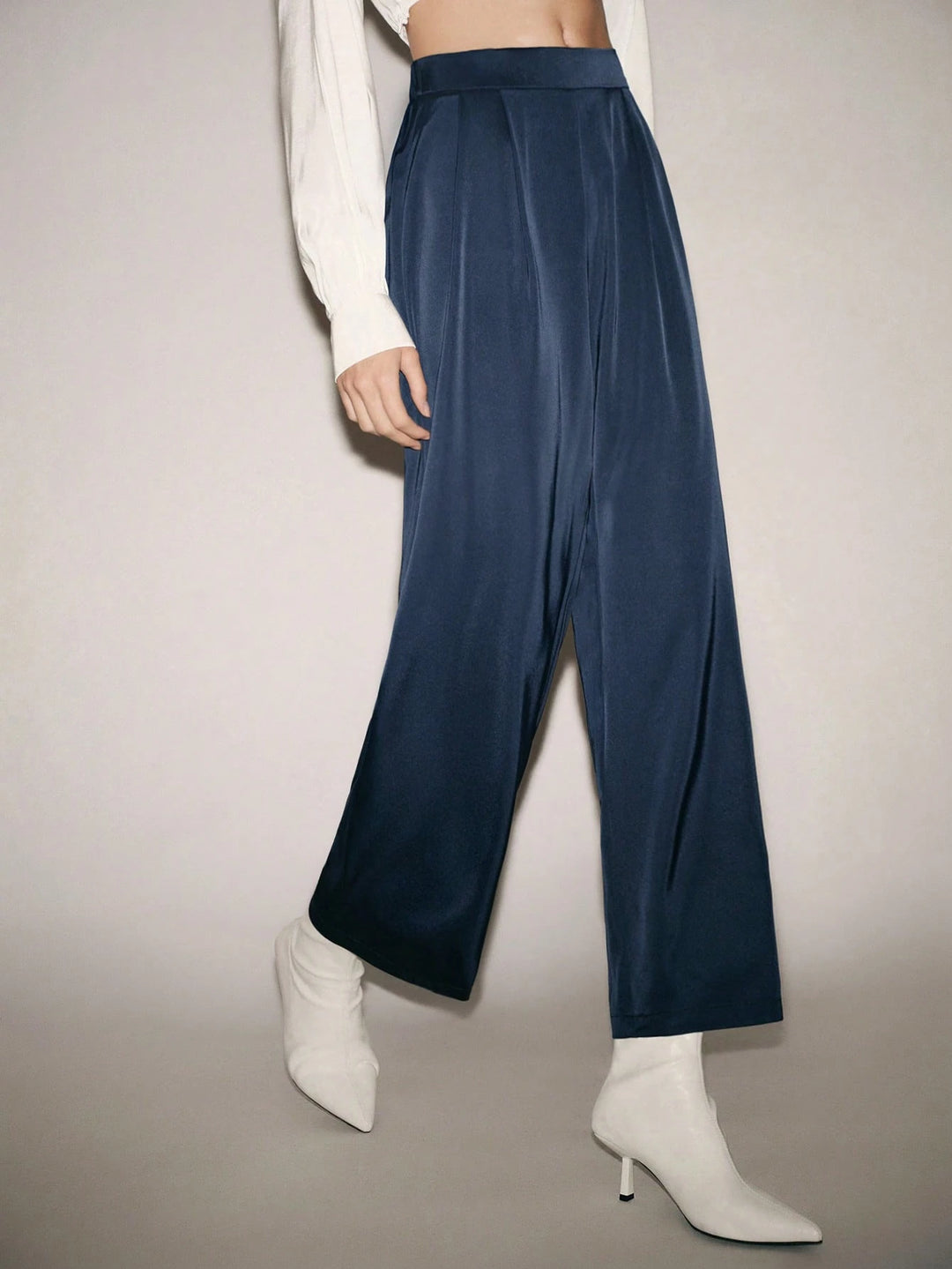 Pantaloni SHEIN, albastru