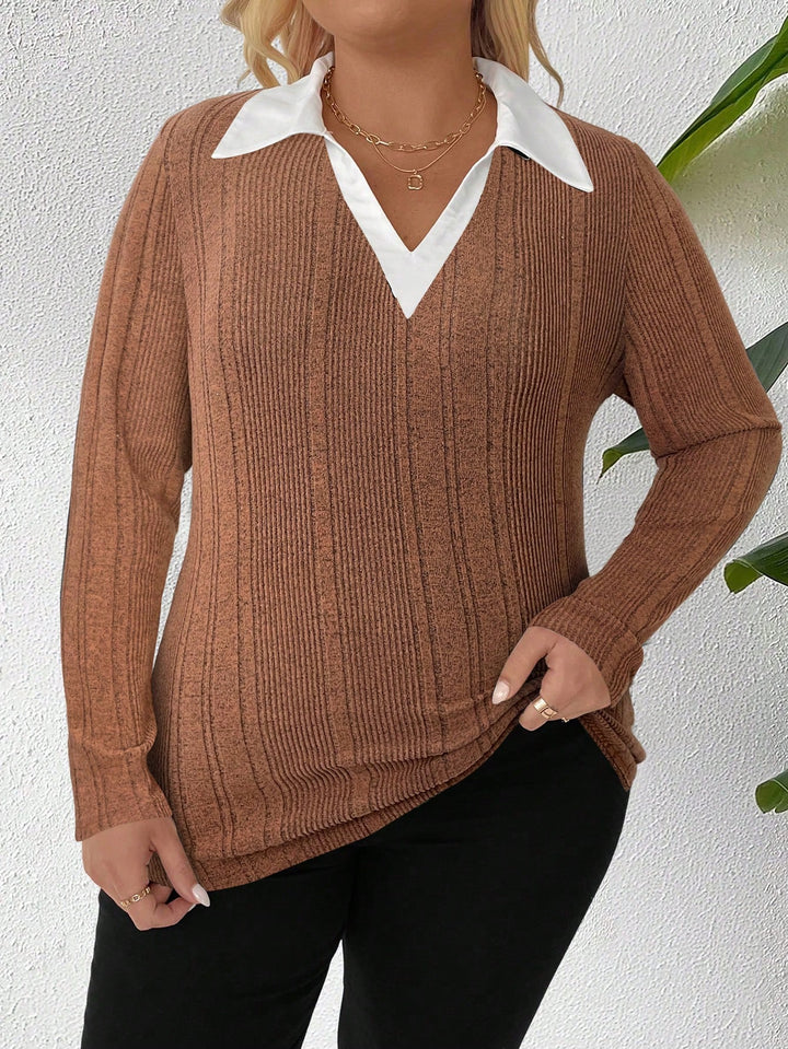 SHEIN blúz, barna