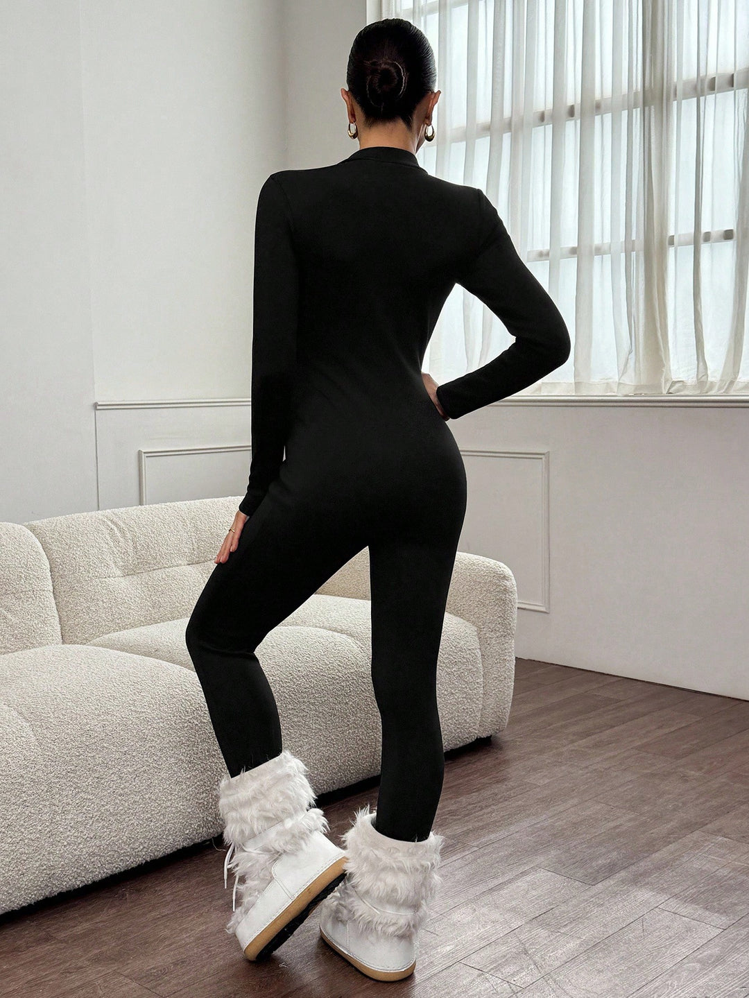 Salopeta SHEIN, negru