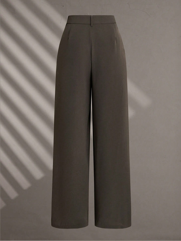 Pantaloni SHEIN, maro