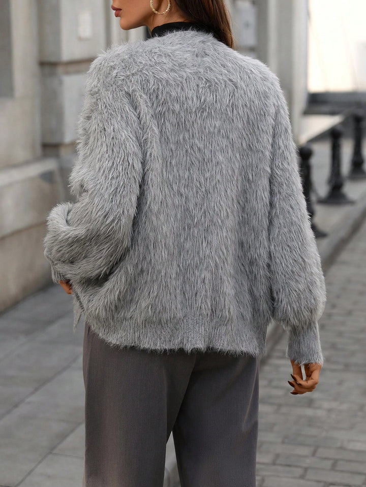Cardigan SHEIN, gri