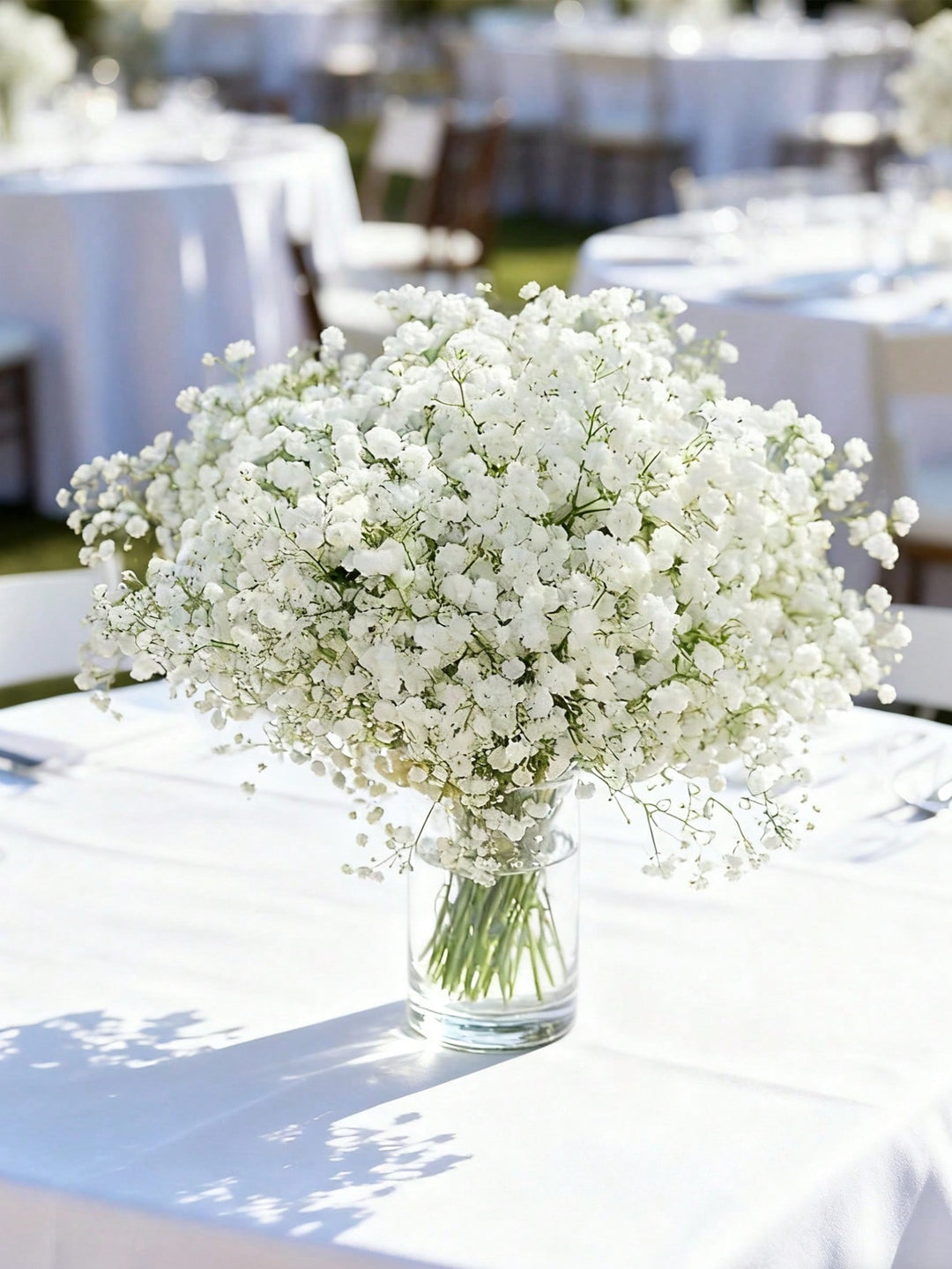 Floari artificiale SHEIN, alb