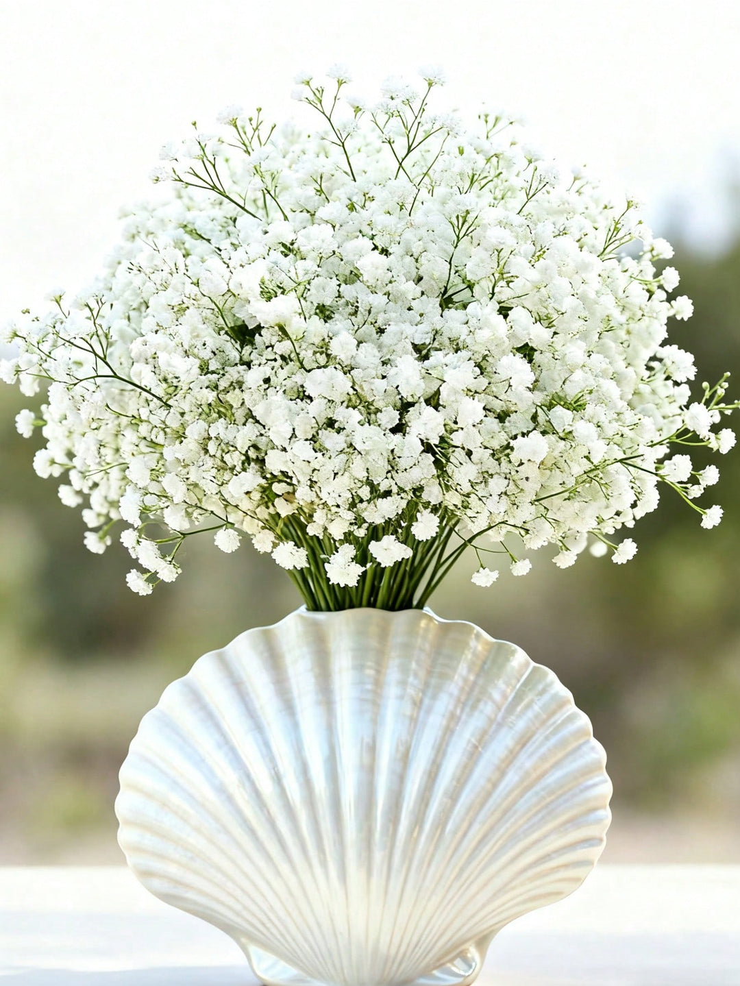 Floari artificiale SHEIN, alb