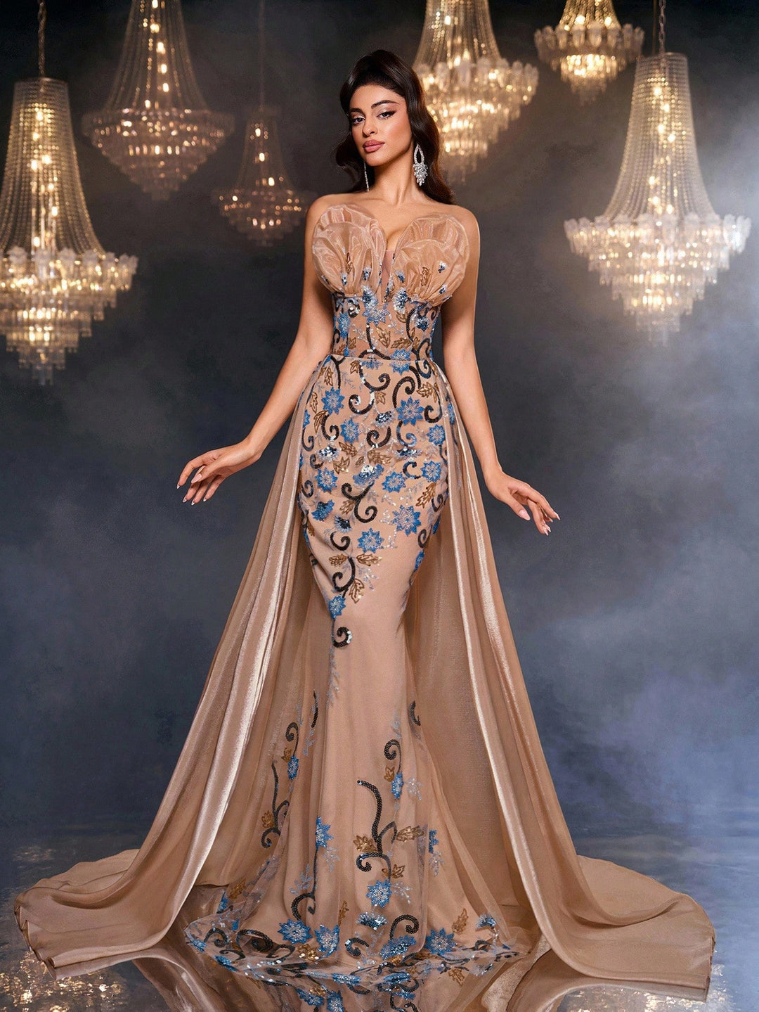 Rochie SHEIN, kaki