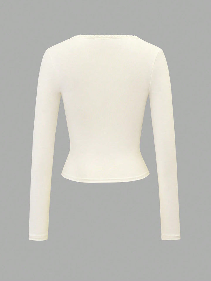 Top SHEIN, portocaliu