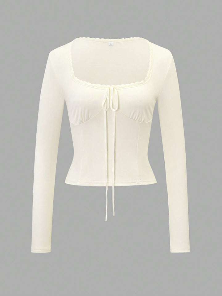 Top SHEIN, portocaliu