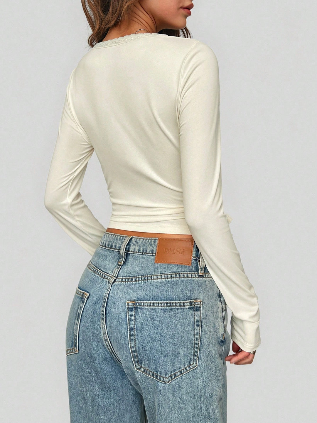 Top SHEIN, portocaliu