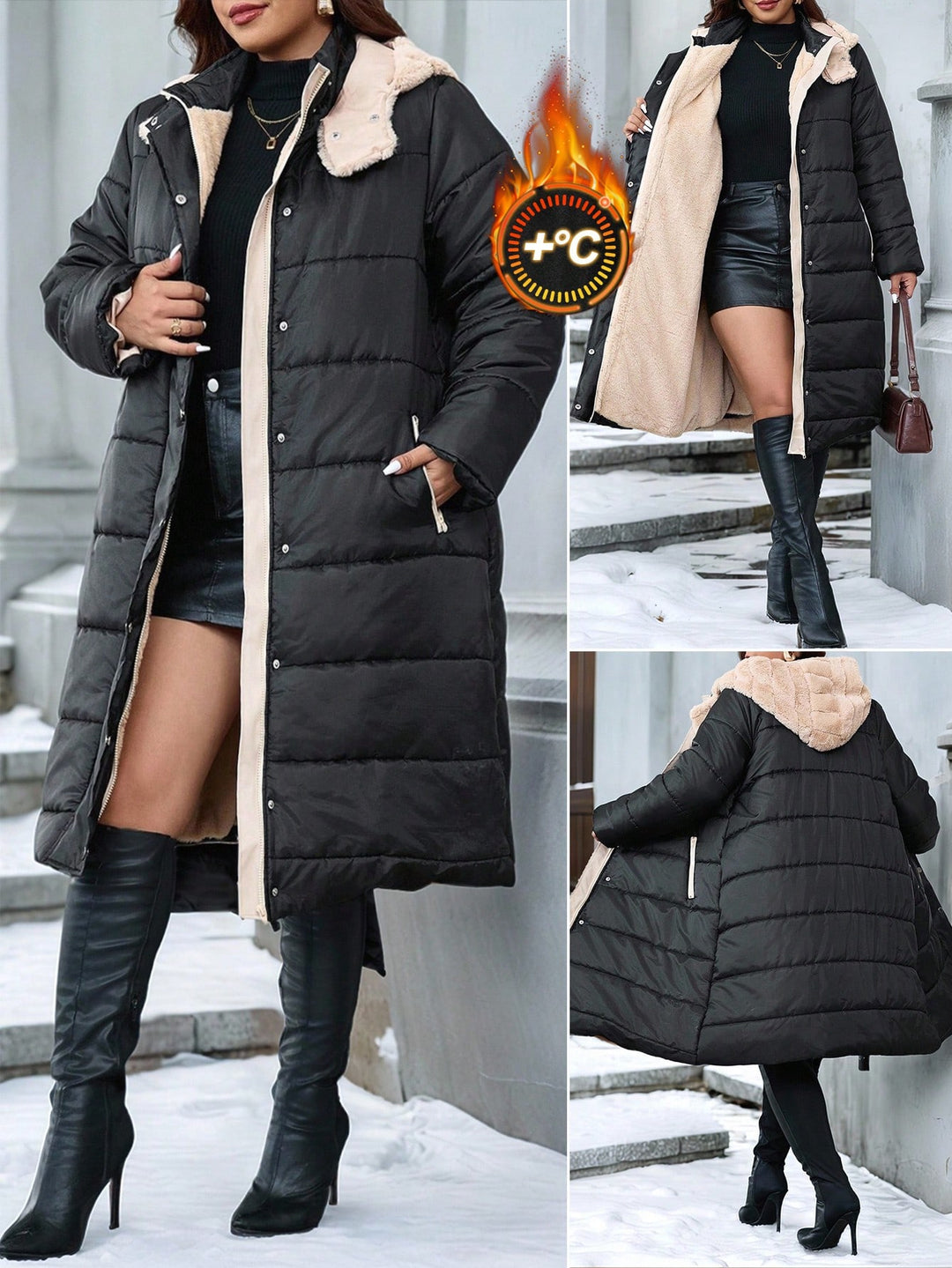 Palton SHEIN, negru