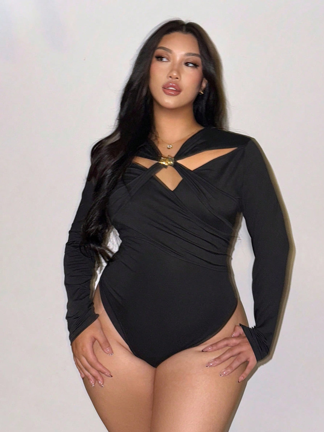 SHEIN body, fekete