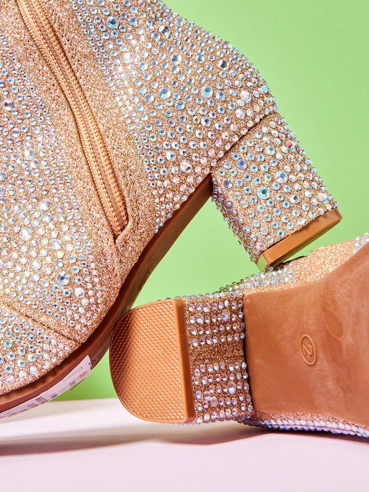 SHEIN csizma, arany