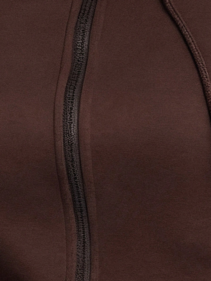 Hanorac SHEIN, maro