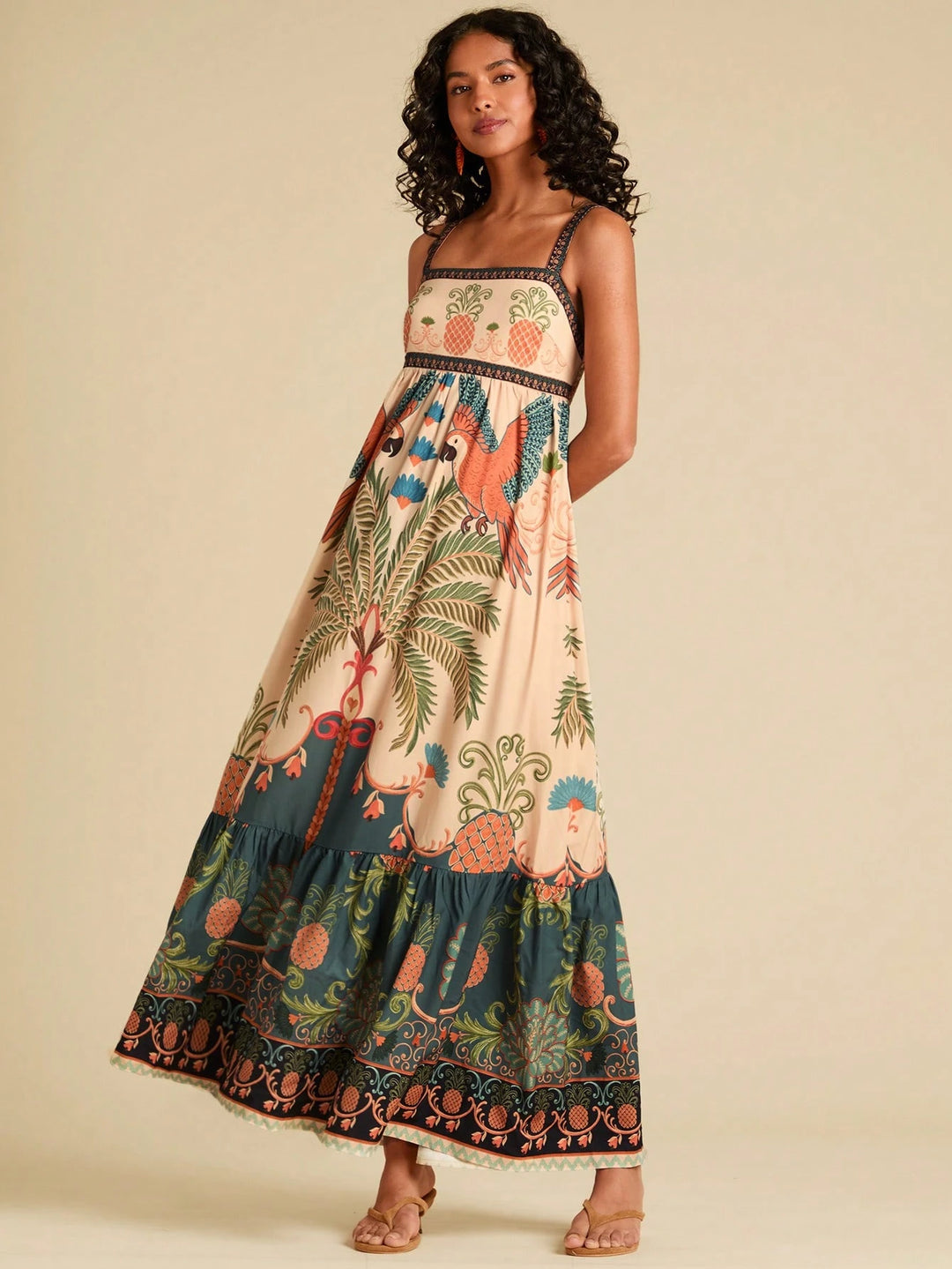 Rochie maxi SHEIN, mix culori