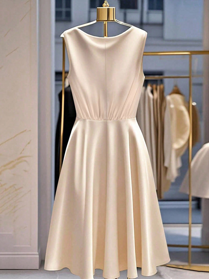 Rochie maxi SHEIN, bej