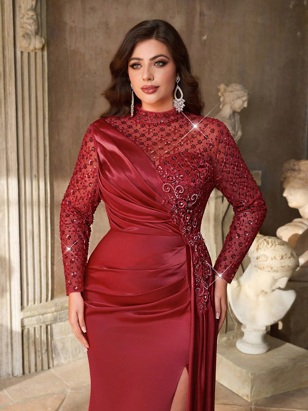 Rochie de ocazie SHEIN, roșu