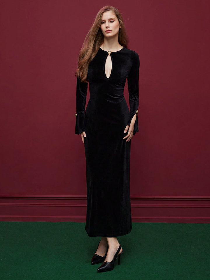 Rochie maxi SHEIN, negru