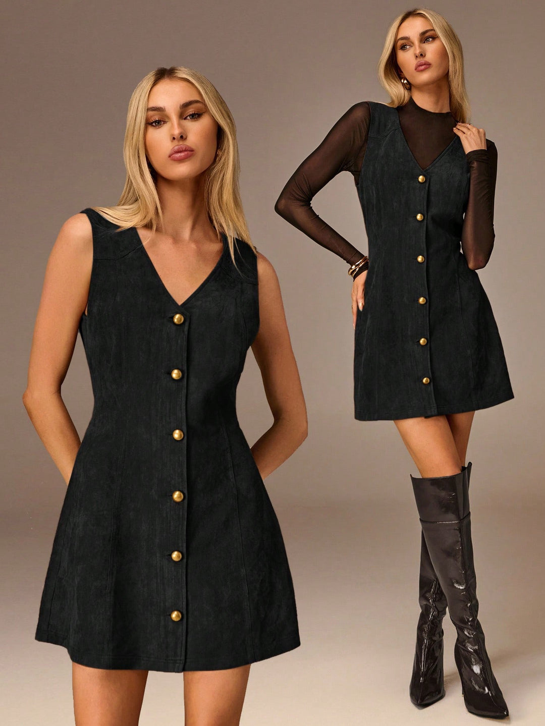 Rochie mini SHEIN, negru