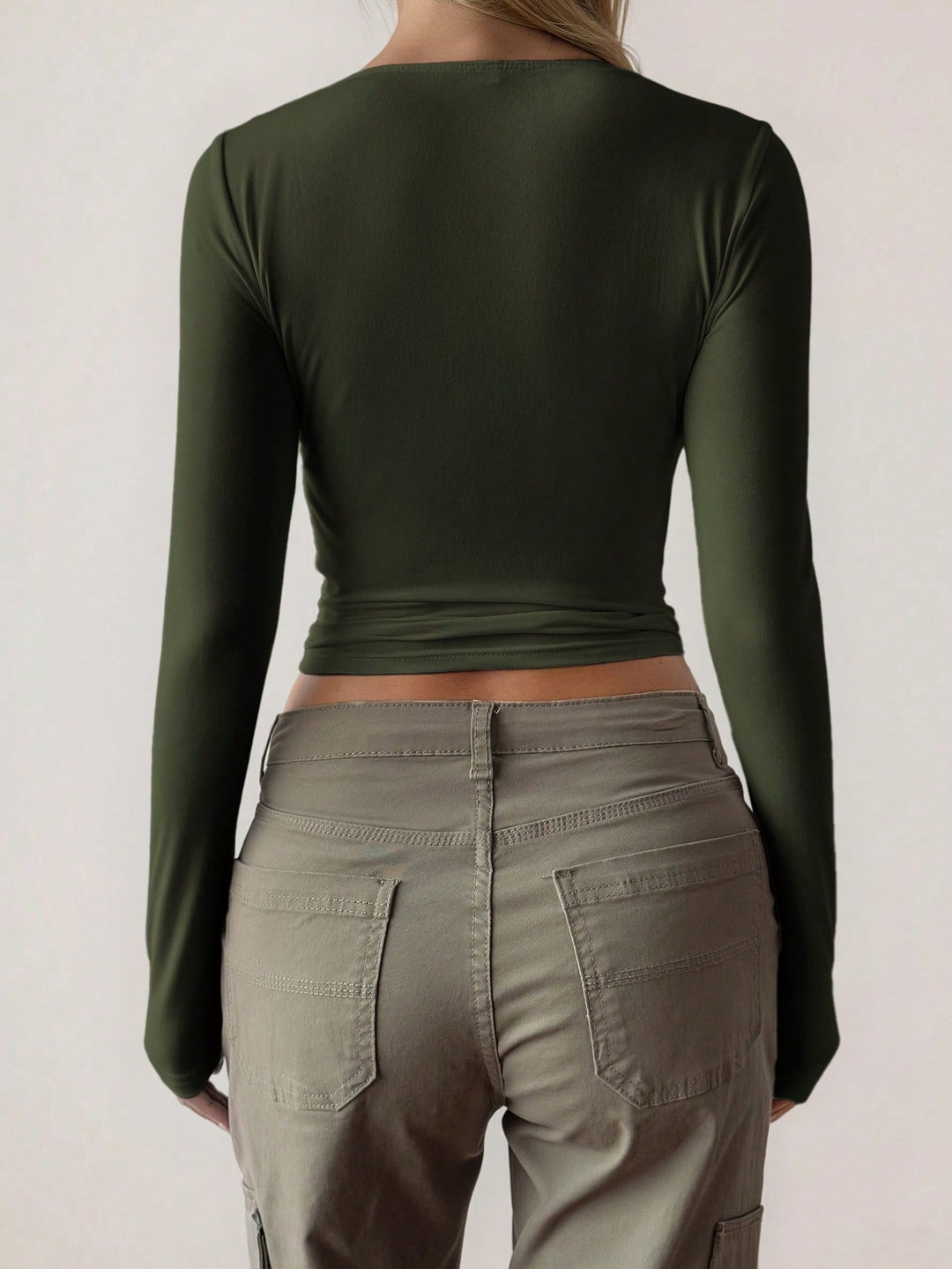 Tricou SHEIN, kaki