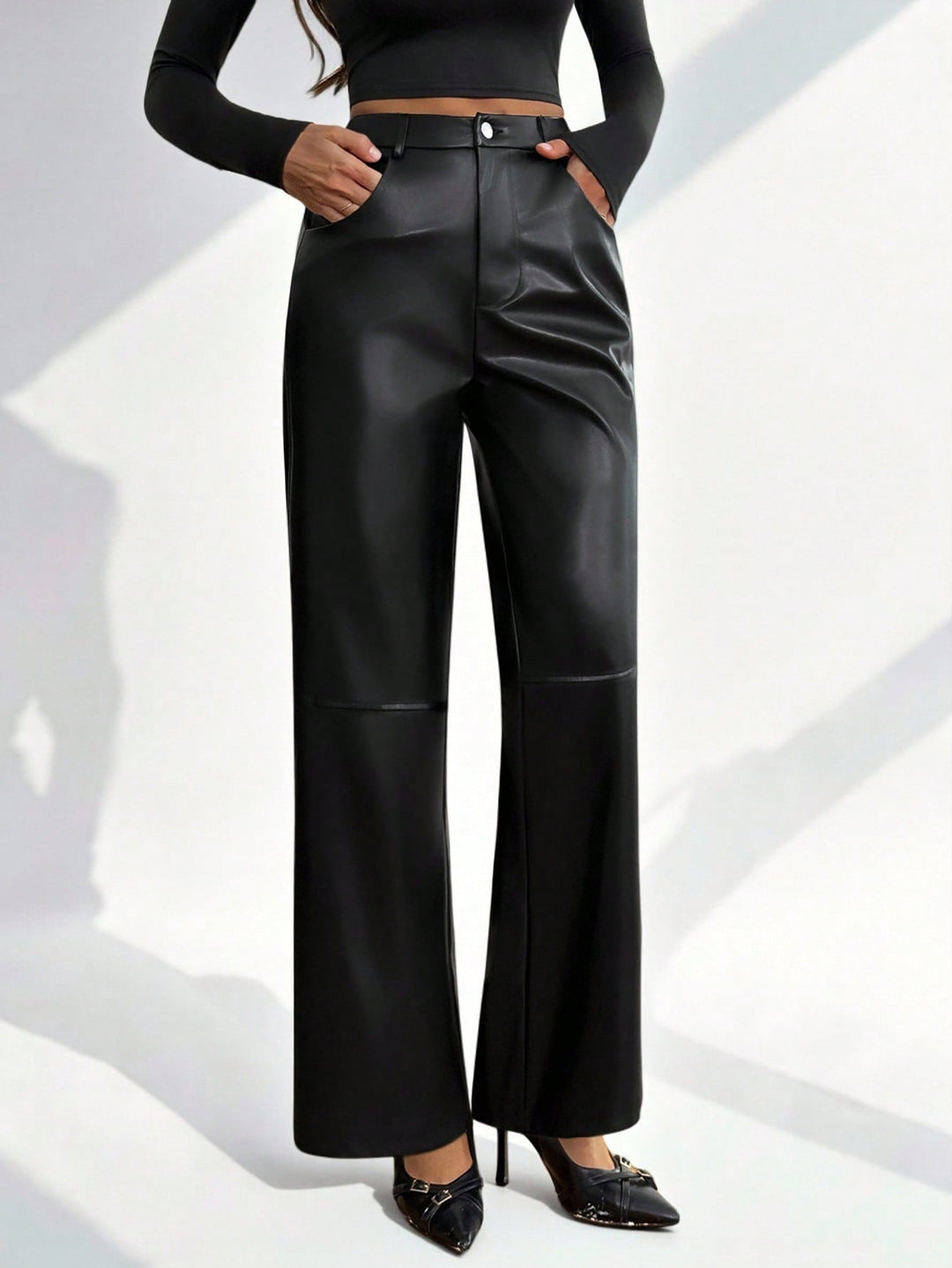 Pantaloni SHEIN, negru