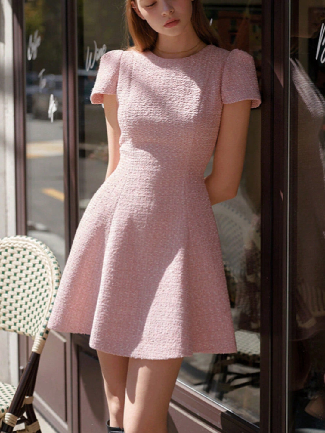 Rochie scurtă SHEIN, roz