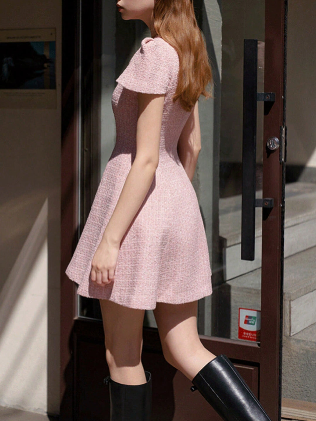 Rochie scurtă SHEIN, roz