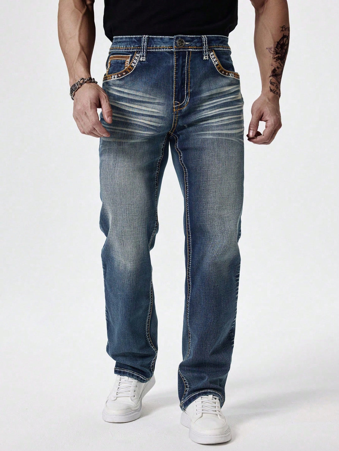 Farmernadrág SHEIN, kék