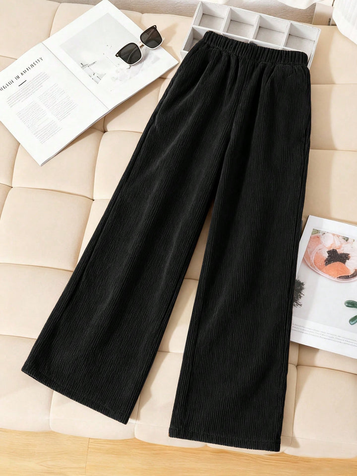 Pantaloni SHEIN, negru