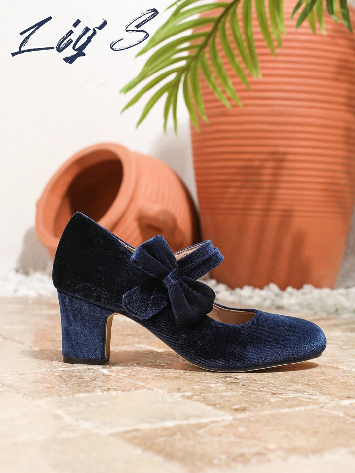 Pantofi cu toc SHEIN, albastru