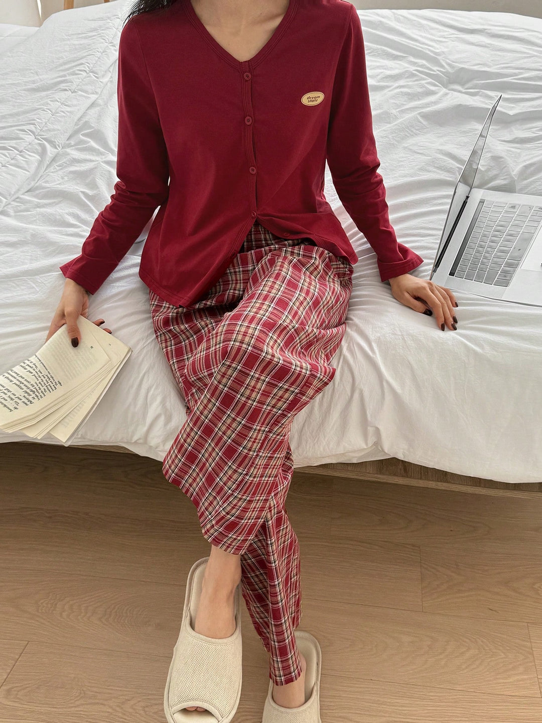 Pijama SHEIN, roșu