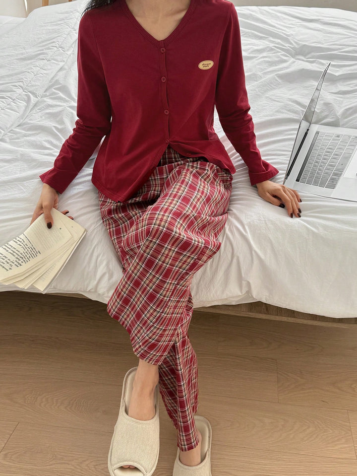 Pijama SHEIN, roșu