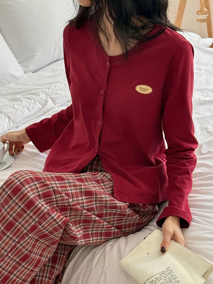 Pijama SHEIN, roșu