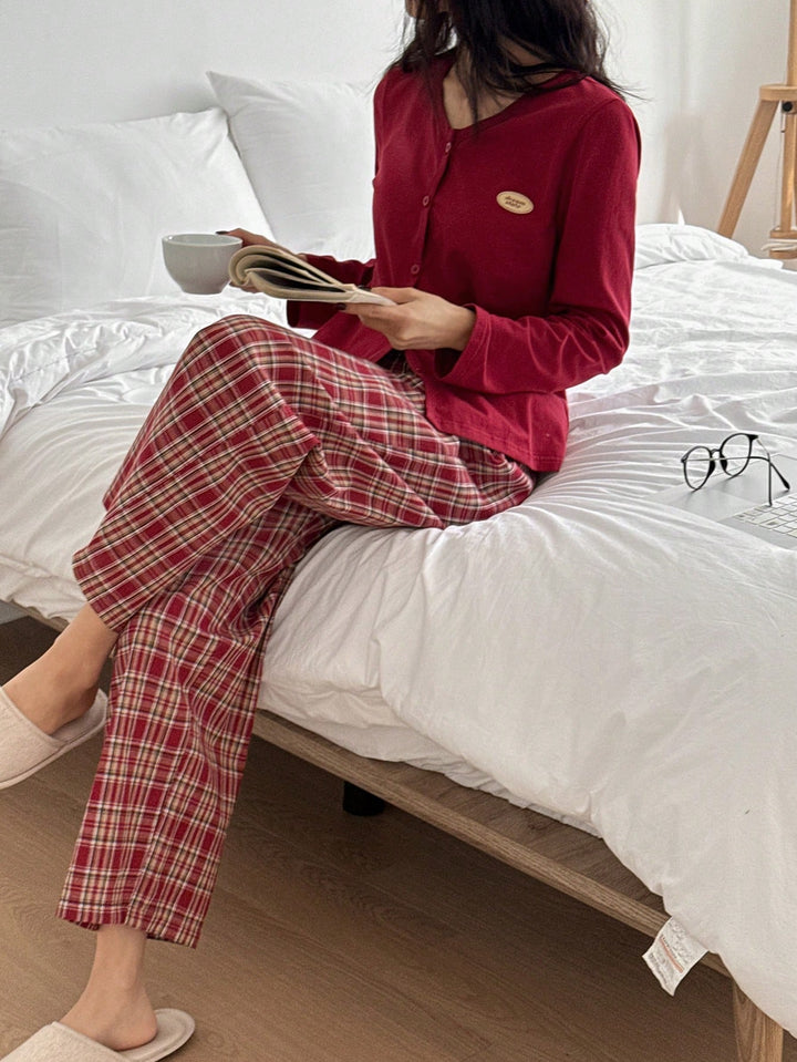 Pijama SHEIN, roșu