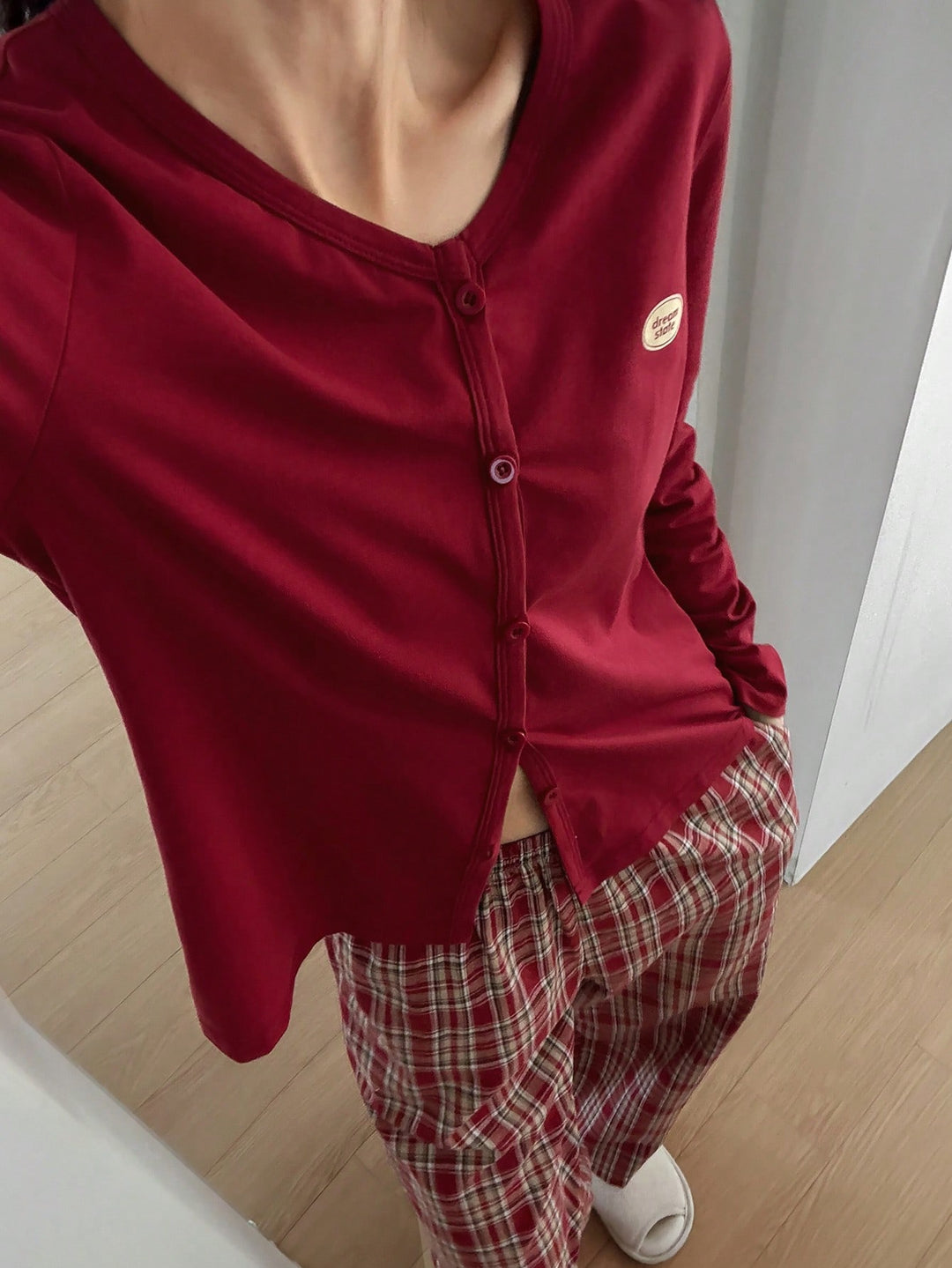 Pijama SHEIN, roșu