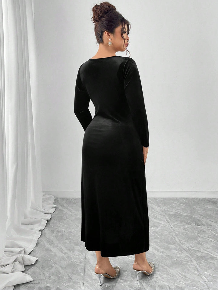 Rochie midi SHEIN, negru