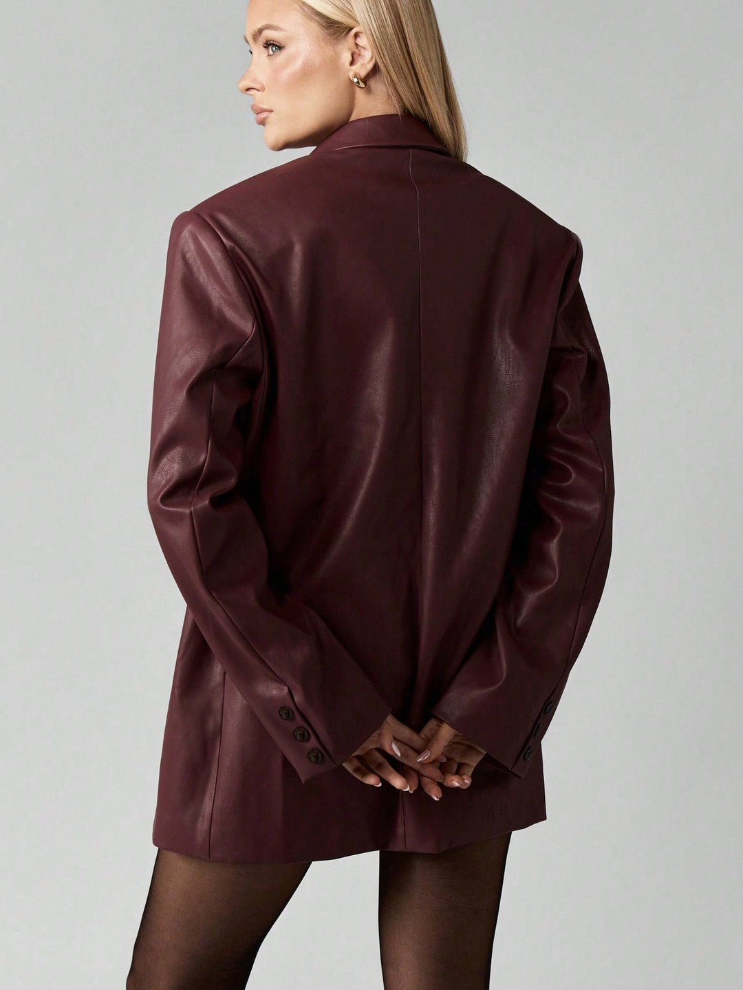 Missguided by Shein burgundi blézer