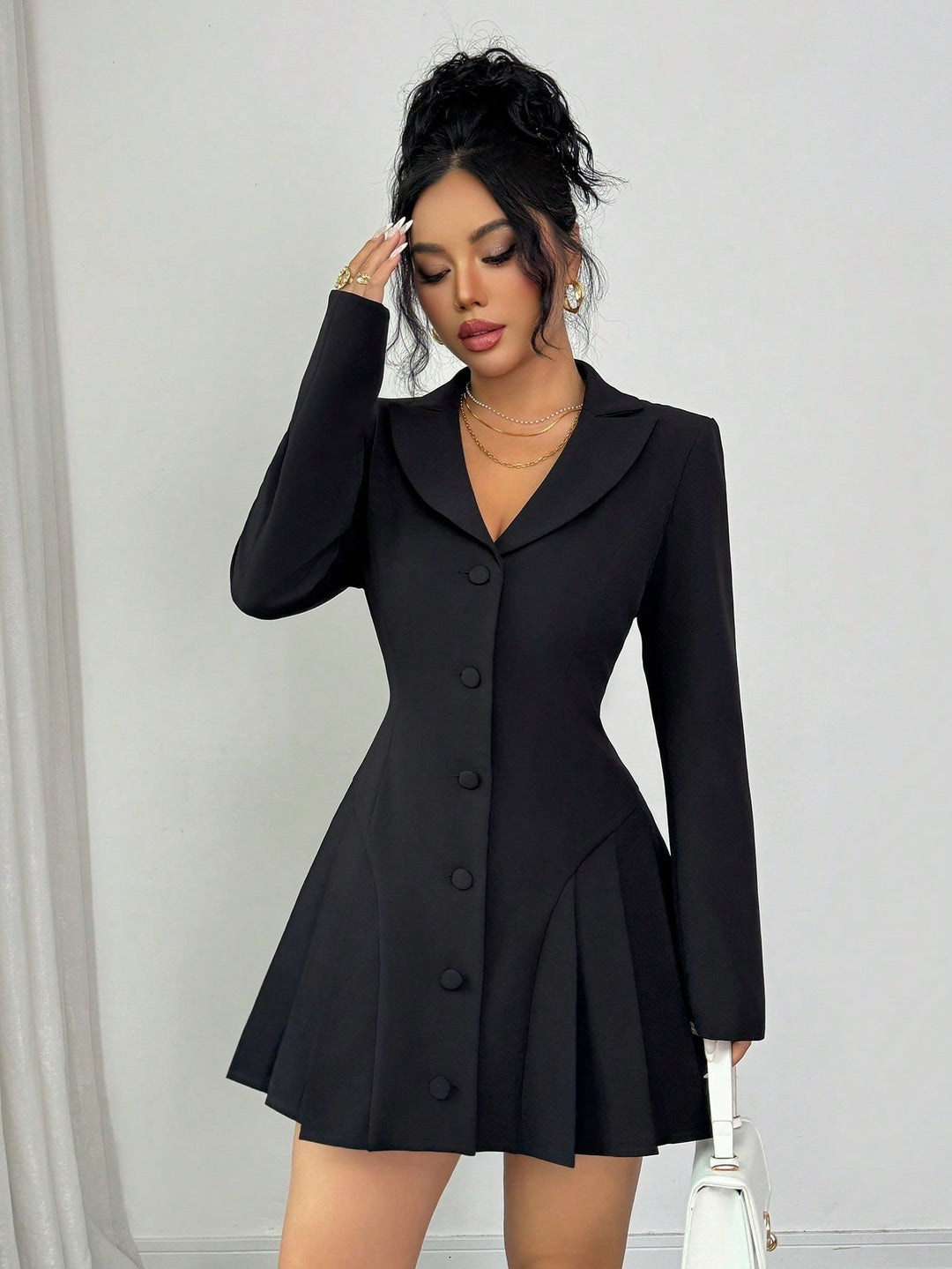 SHEIN Mini Dress, Black