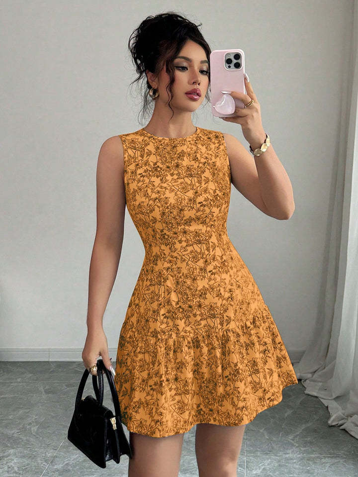 Rochie scurtă SHEIN, galben