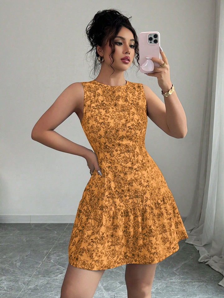 Rochie scurtă SHEIN, galben