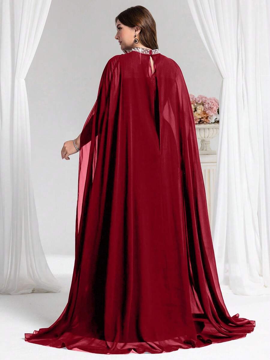 Rochie de ocazie SHEIN, vișiniu