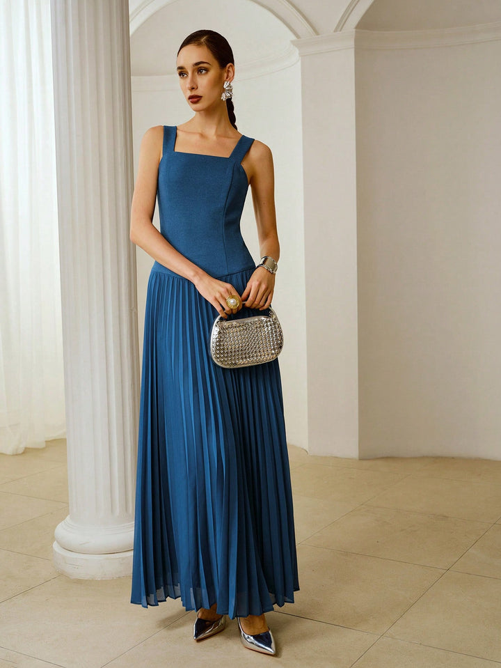 Rochie maxi SHEIN, albastru