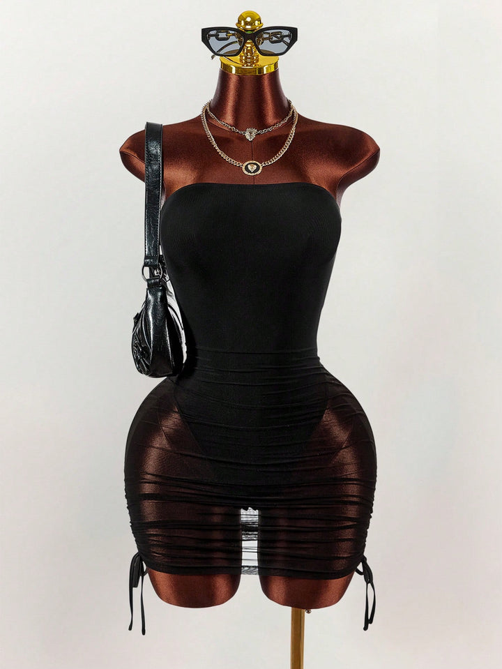 Rochie mini SHEIN, negru