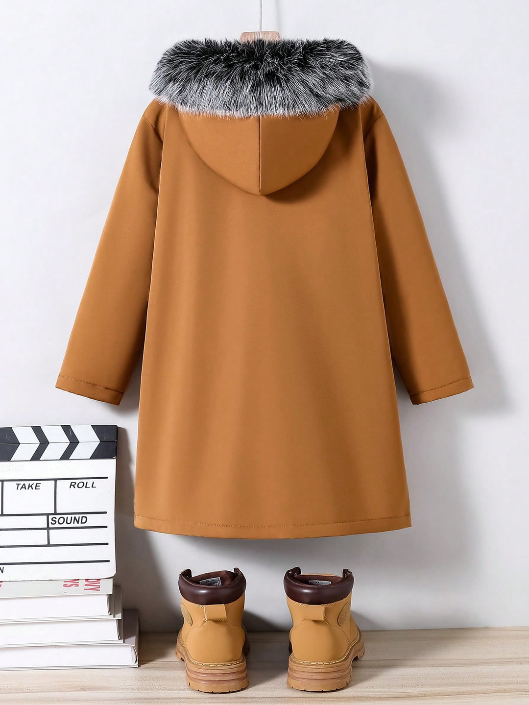 SHEIN kabát, khaki