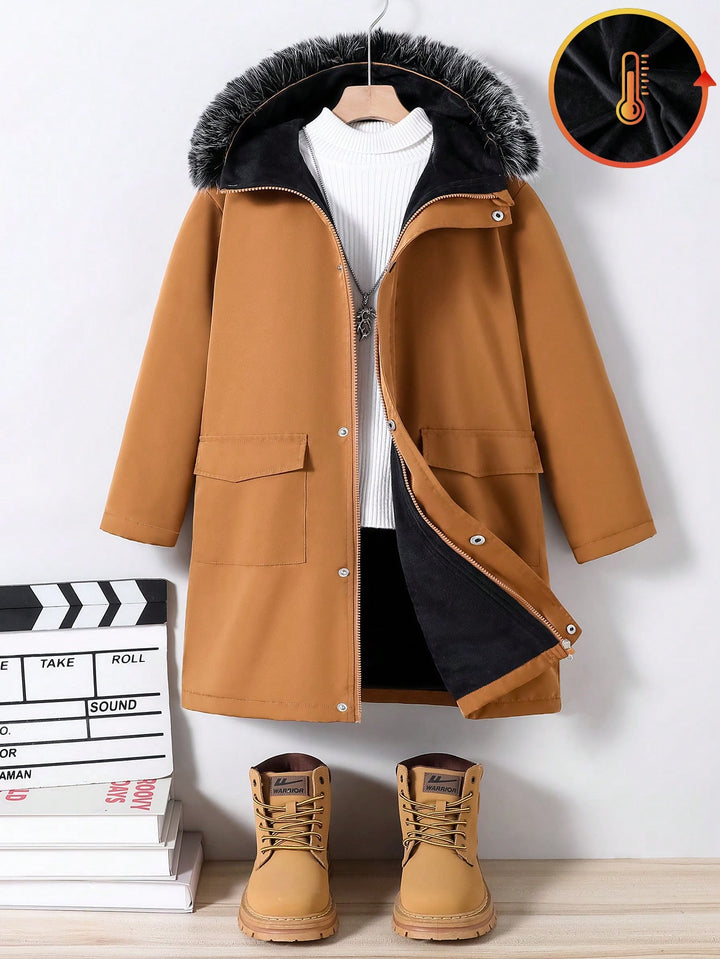 SHEIN kabát, khaki