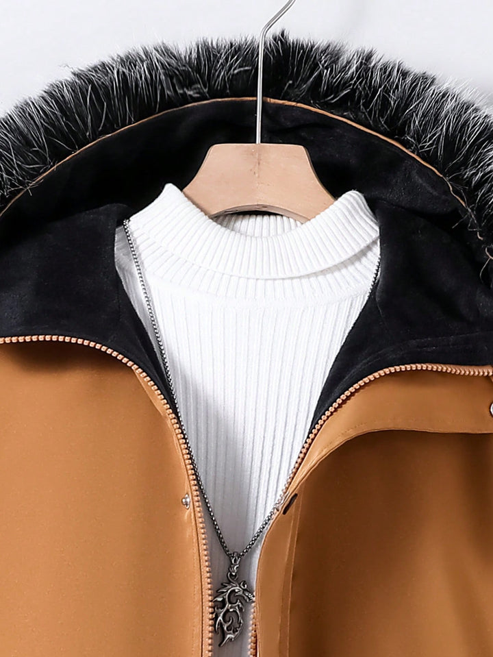 SHEIN kabát, khaki