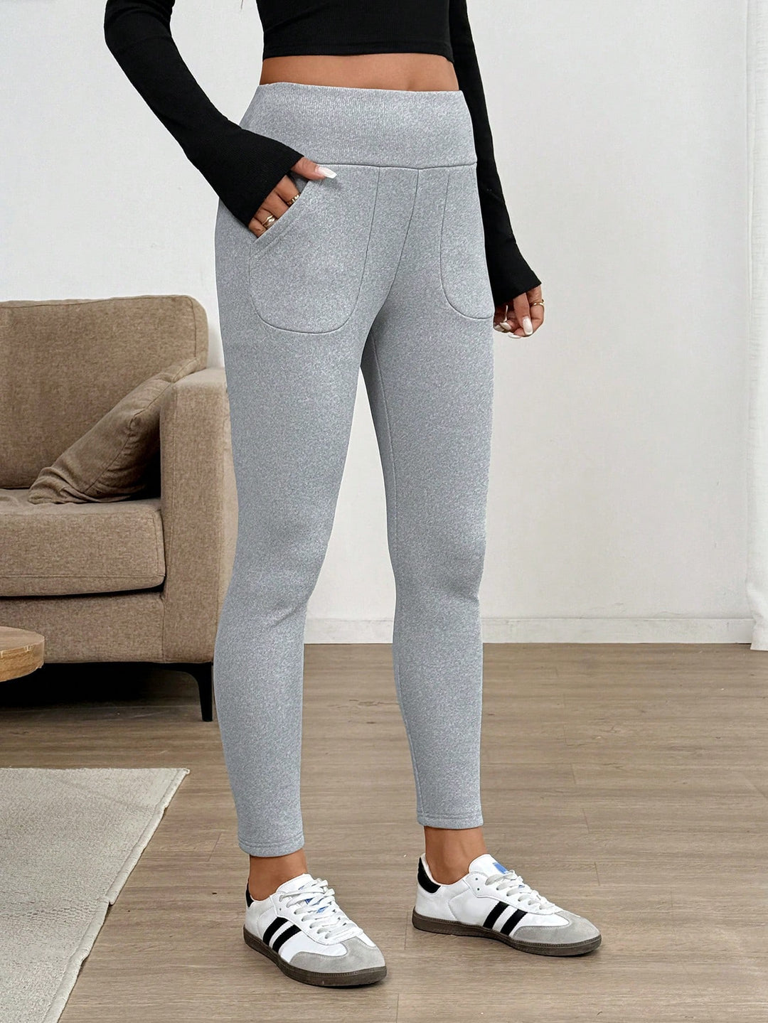 SHEIN leggings, szürke