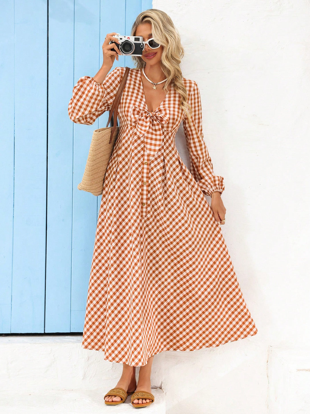 Rochie maxi SHEIN, mix culori
